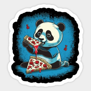 panda pizza Sticker